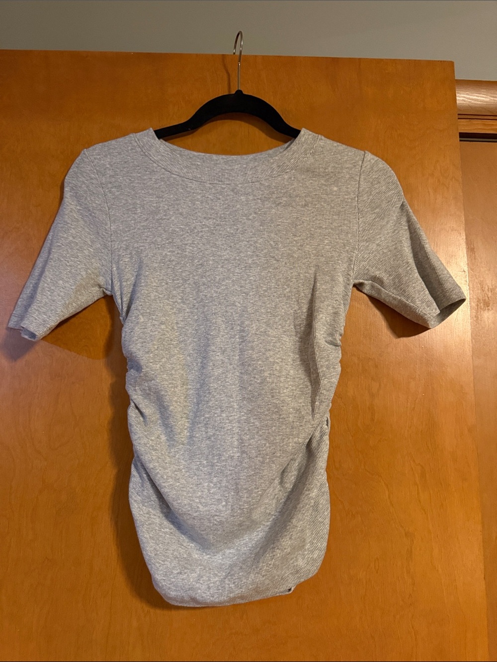LOFT Heather Gray Short Sleeve Crewneck Tee